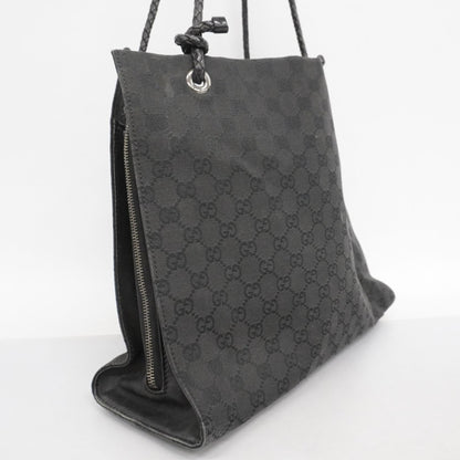 Gucci Black Canvas Tote Bag (Pre-Owned)