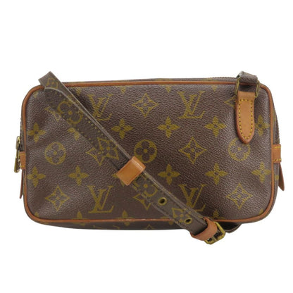 Louis Vuitton Brown Monogram Pochette Shoulder Bag (Pre-Owned)