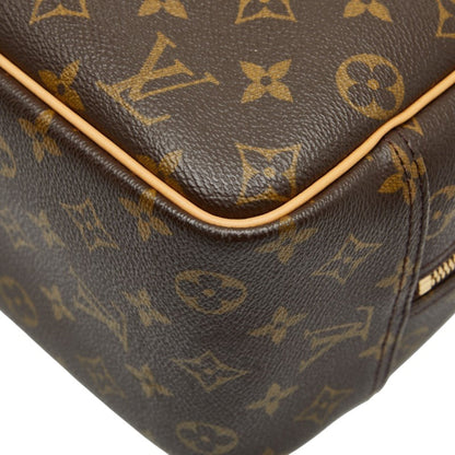 Louis Vuitton Brown Pvc Leather Handbag (Pre-Owned)