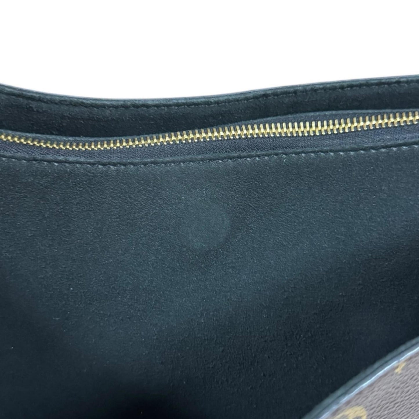 Louis Vuitton Black Brown Monogram Canvas Tote Bag (Pre-Owned)