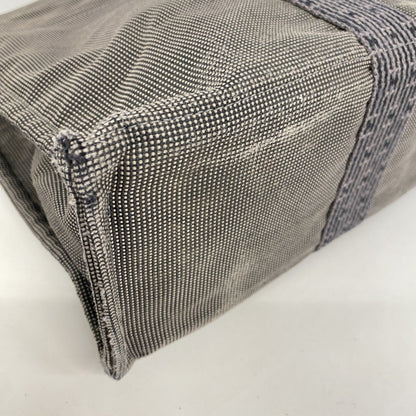 Hermes Gray Canvas Tote Bag (Pre-Owned)