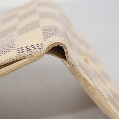 Louis Vuitton White Wallet (Tri-Fold) (Pre-Owned)