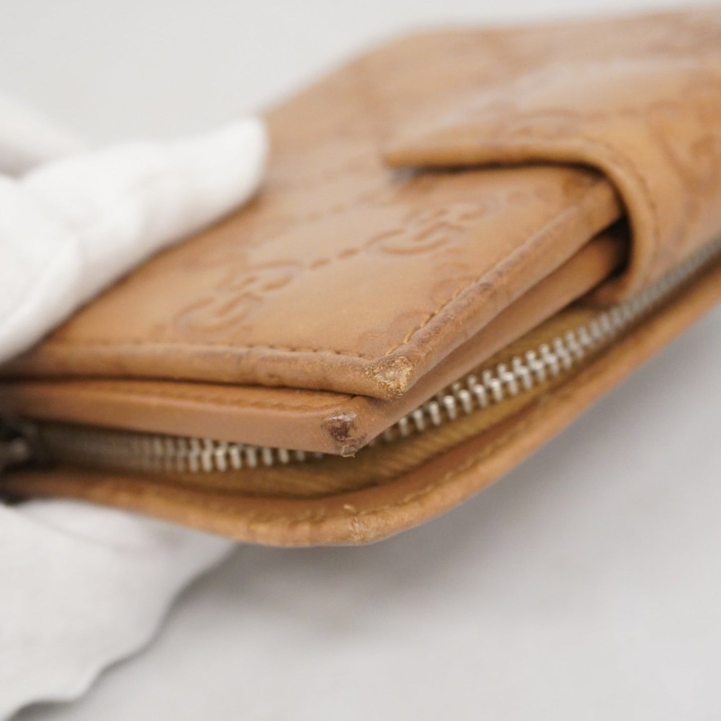 Gucci Brown Leather Wallet (Bi-Fold) (Pre-Owned)