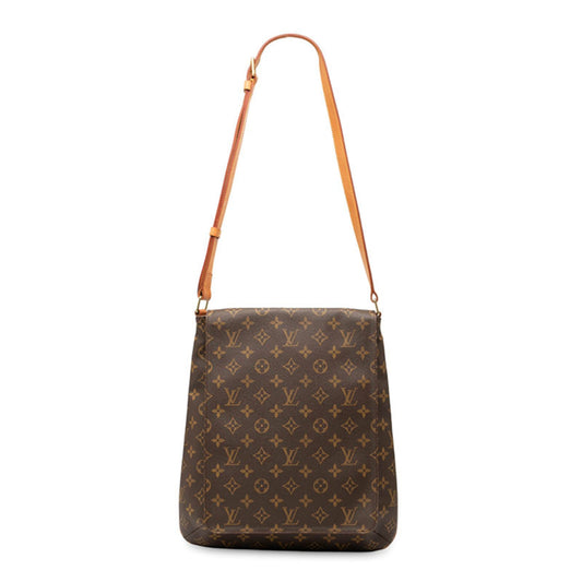 Louis Vuitton Brown Pvc Leather Shoulder Bag (Pre-Owned)