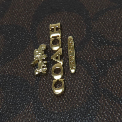 Coach Black Brown Pvc Leather Backpack (Pre-Owned)