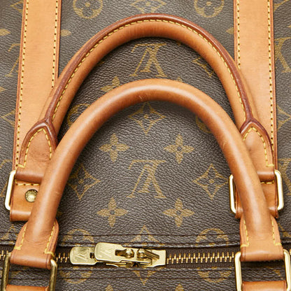 Louis Vuitton Brown Pvc Leather Boston Bag (Pre-Owned)