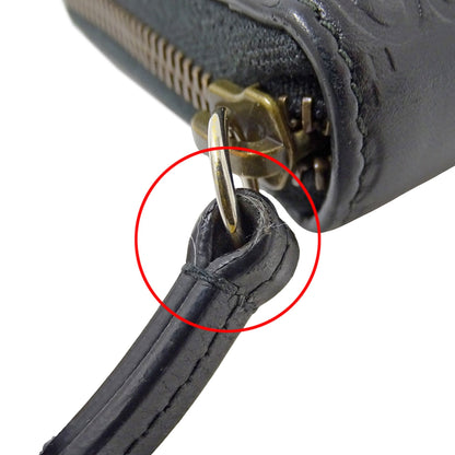 Gucci Black Leather Long Wallet (Bi-Fold) (Pre-Owned)