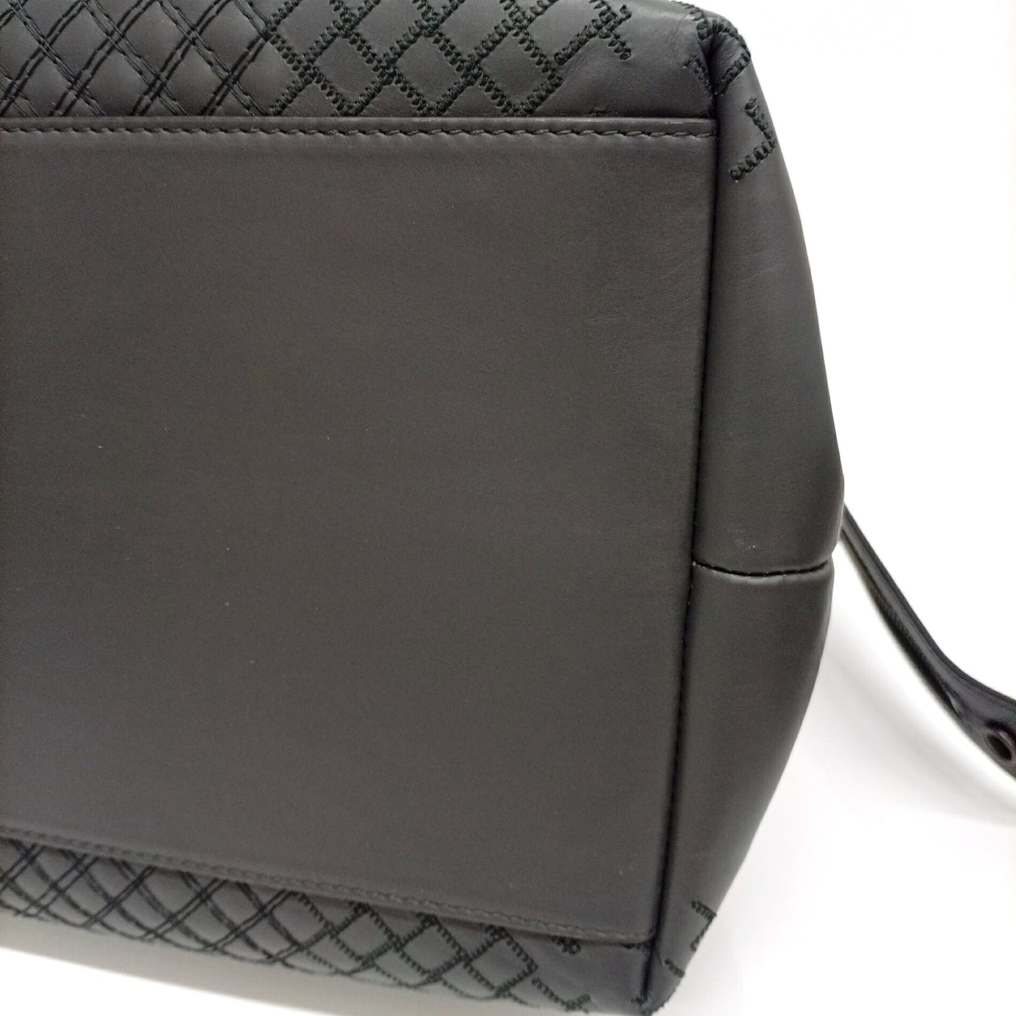 Bottega Veneta Gray Leather Tote Bag (Pre-Owned)