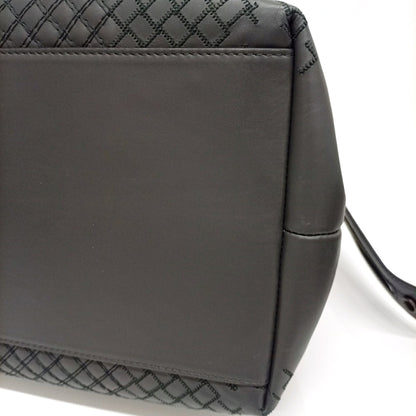 Bottega Veneta Gray Leather Tote Bag (Pre-Owned)