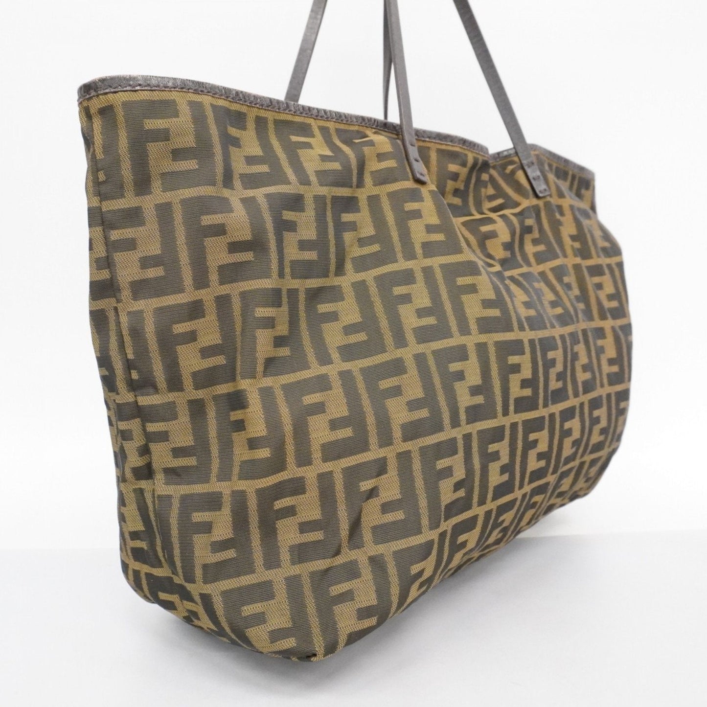 Fendi Brown Nylon Tote Bag (Pre-Owned)