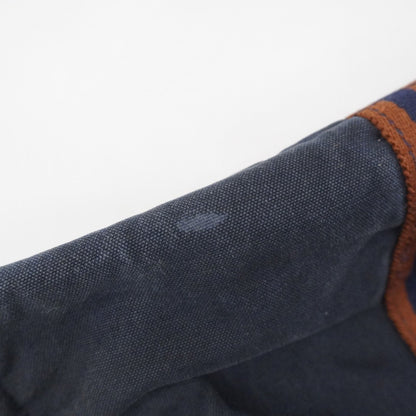 Hermes Navy Canvas Tote Bag (Pre-Owned)