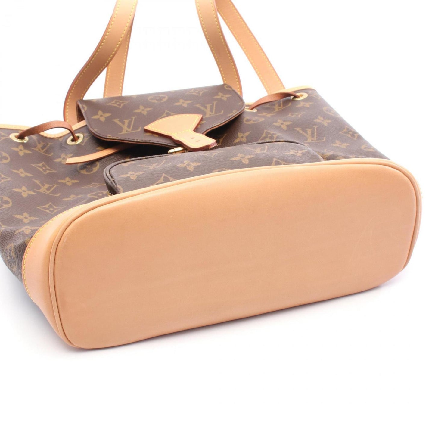 Louis Vuitton Brown Monogram Pvc Coated Canvas Leather Backpack (Pre-Owned)