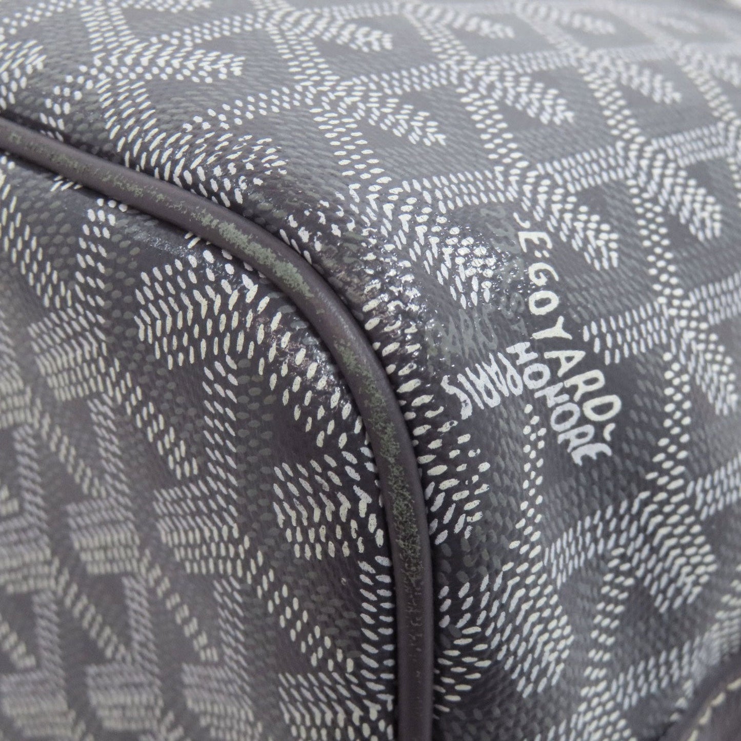 Goyard Gray Coated Canvas Shoulder Bag (Pre-Owned)