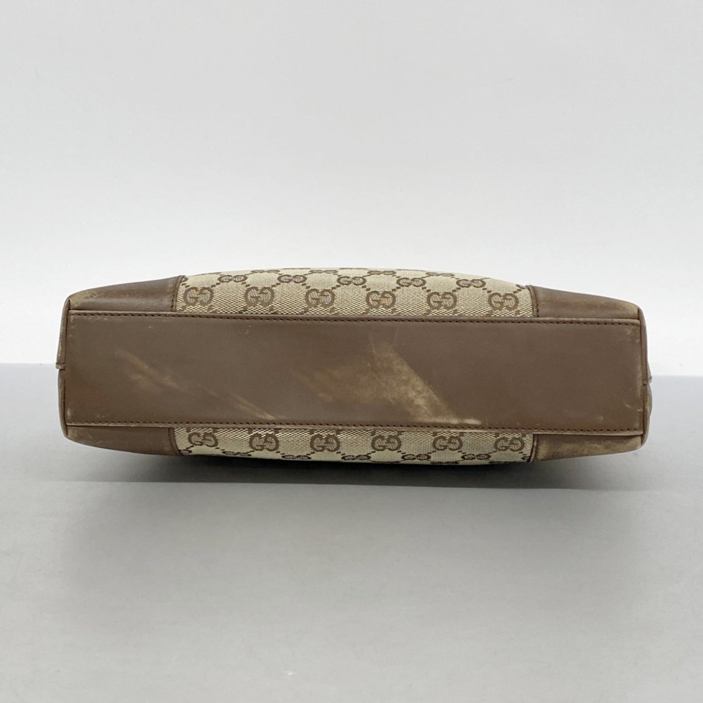 Gucci Brown Canvas Shoulder Bag (Pre-Owned)