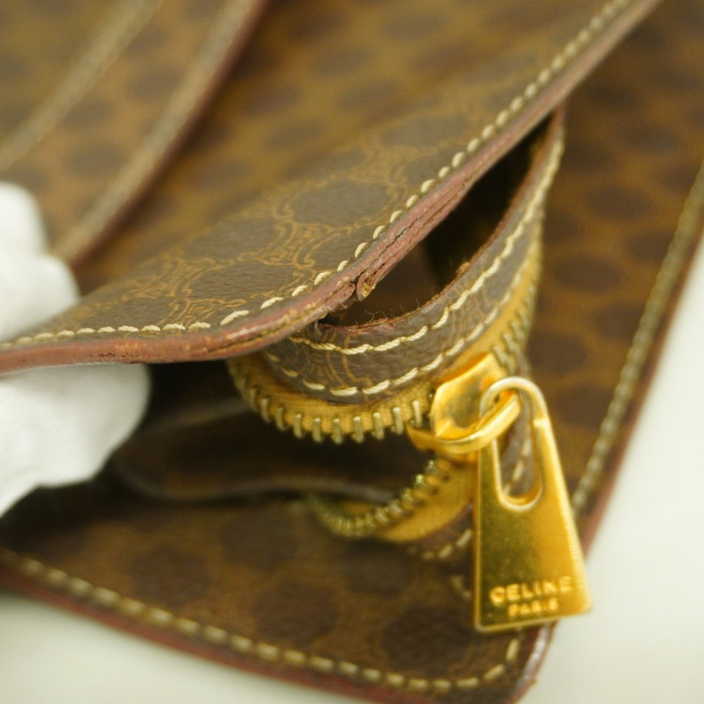 Celine Brown Pvc Tote Bag (Pre-Owned)