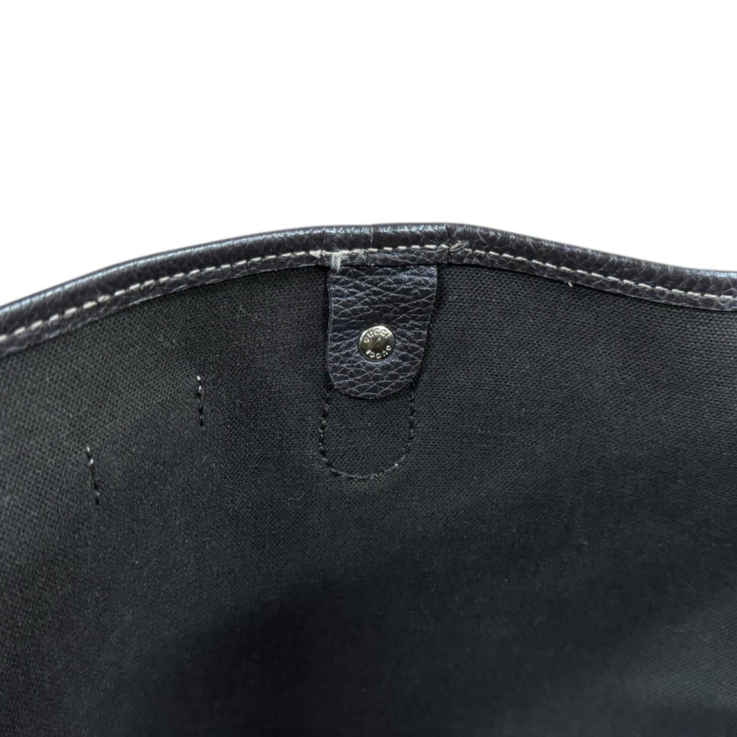 Gucci Beige Brown Gg Crystal Leather Tote Bag (Pre-Owned)