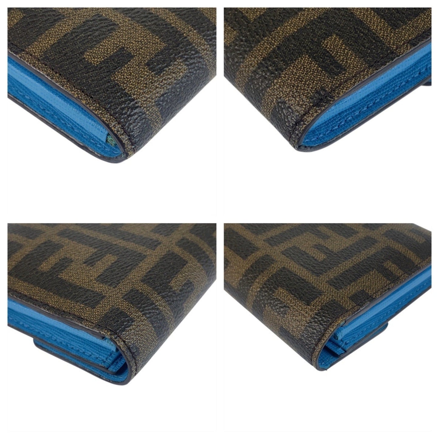 Fendi Brown Pvc Long Wallet (Bi-Fold) (Pre-Owned)