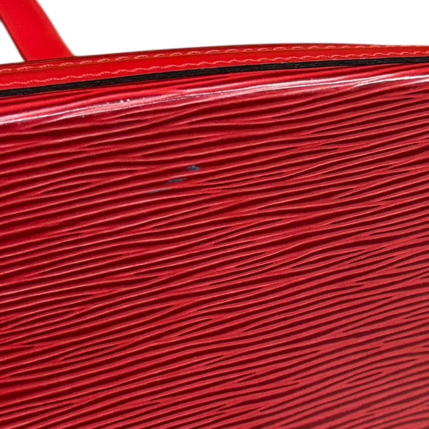 Louis Vuitton Epi Castilian Red Red Color Epi Leather Shoulder Bag (Pre-Owned)