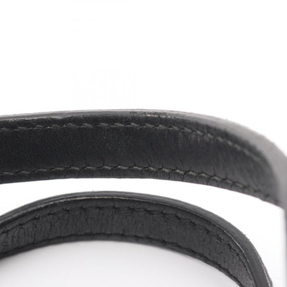 Gucci Black Green Red Color Canvas Leather Tote Bag (Pre-Owned)