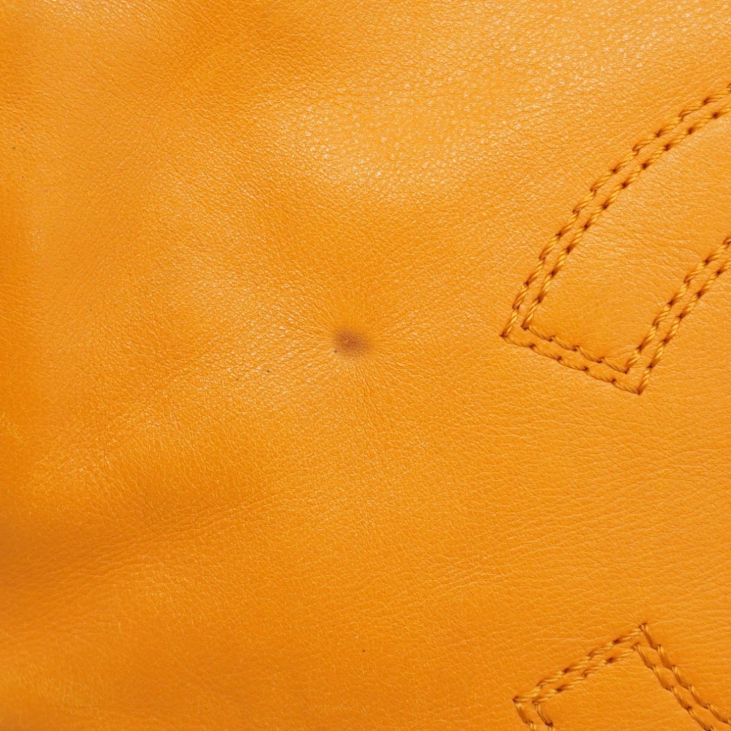 Chanel Orange Leather Tote Bag (Pre-Owned)