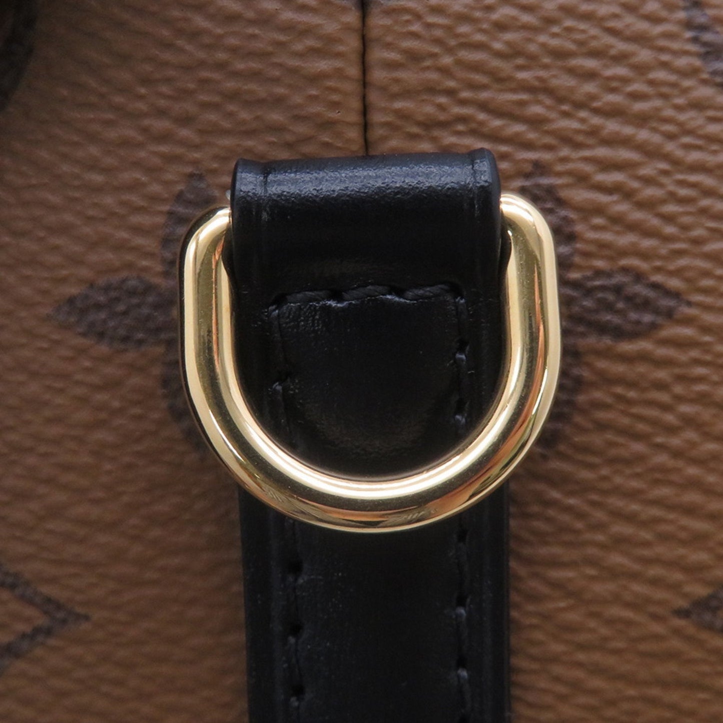 Louis Vuitton Brown Noir Monogram Reverse Shoulder Bag (Pre-Owned)