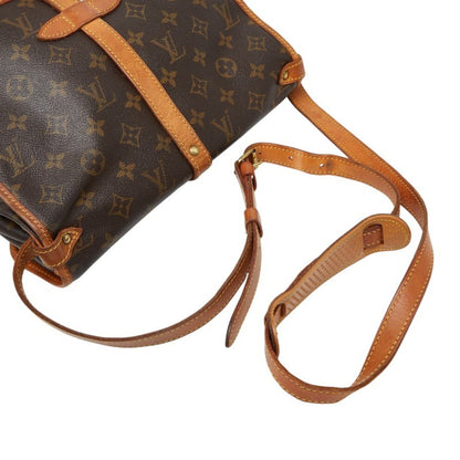 Louis Vuitton Brown Pvc Leather Shoulder Bag (Pre-Owned)