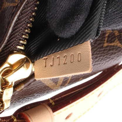 Louis Vuitton Brown Pvc Leather Fanny Pack (Pre-Owned)