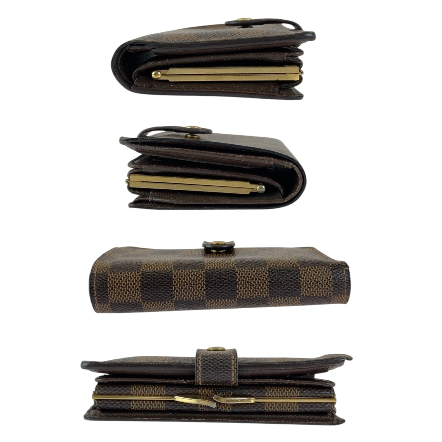 Louis Vuitton Brown Pvc Wallet (Bi-Fold) (Pre-Owned)