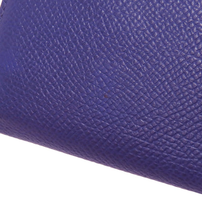 Hermes Purple Epsom Leather Long Wallet (Bi-Fold) (Pre-Owned)