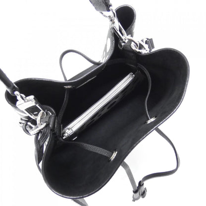 Louis Vuitton Black Leather Shoulder Bag (Pre-Owned)