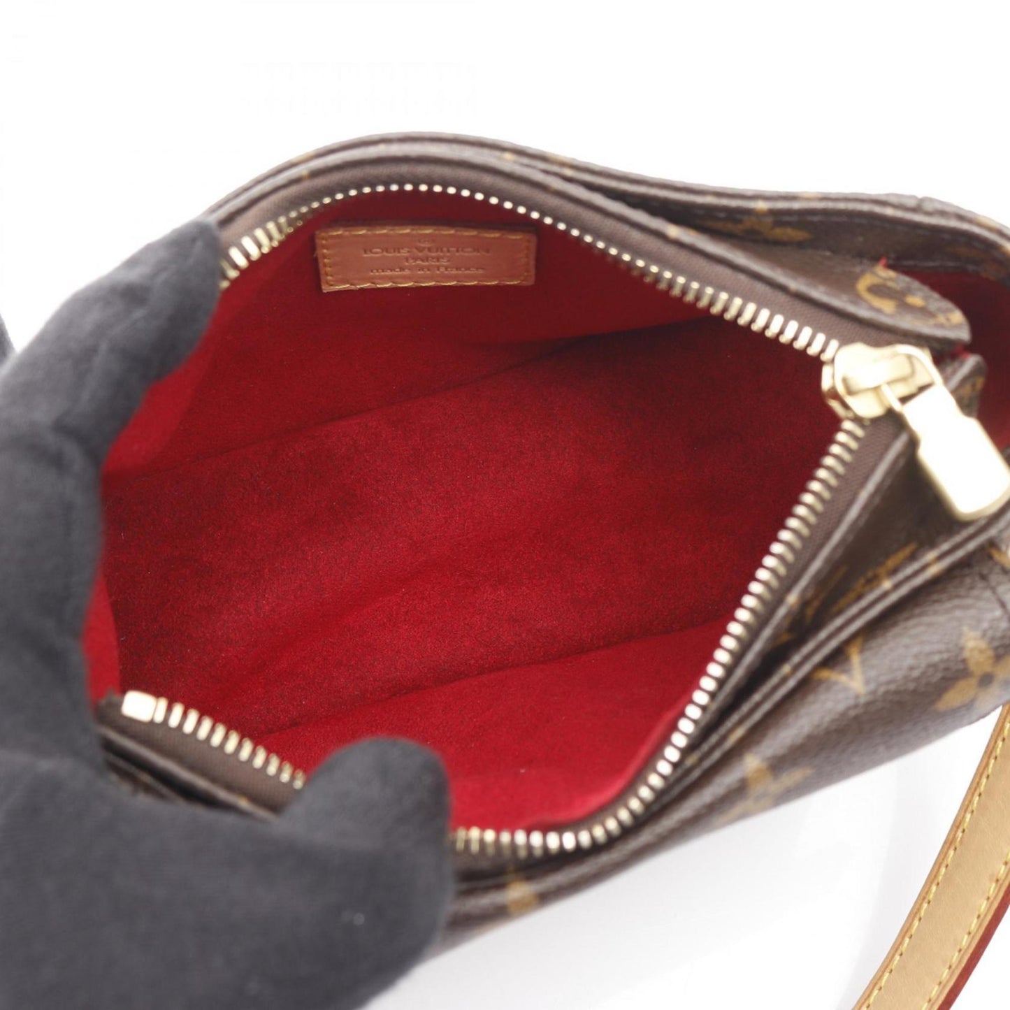 Louis Vuitton Brown Pvc Leather Shoulder Bag (Pre-Owned)