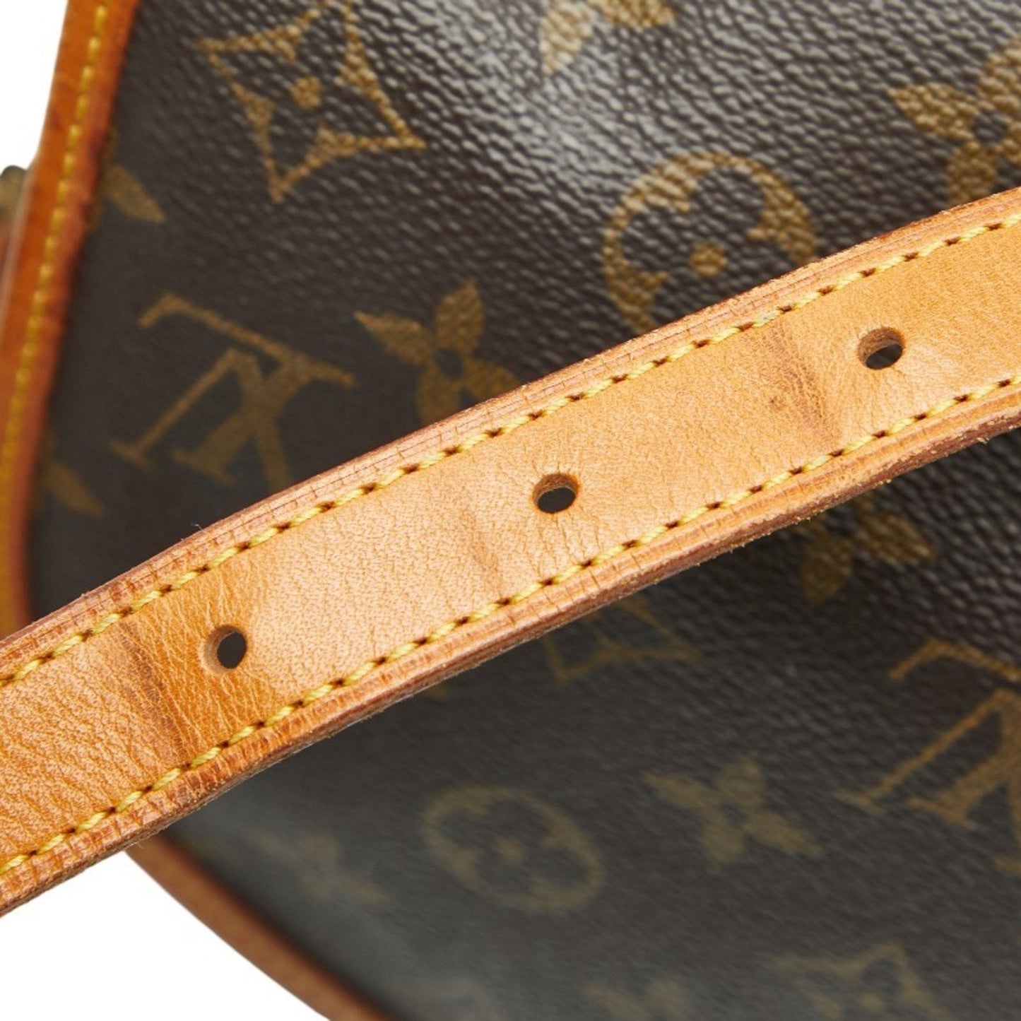 Louis Vuitton Brown Pvc Leather Shoulder Bag (Pre-Owned)