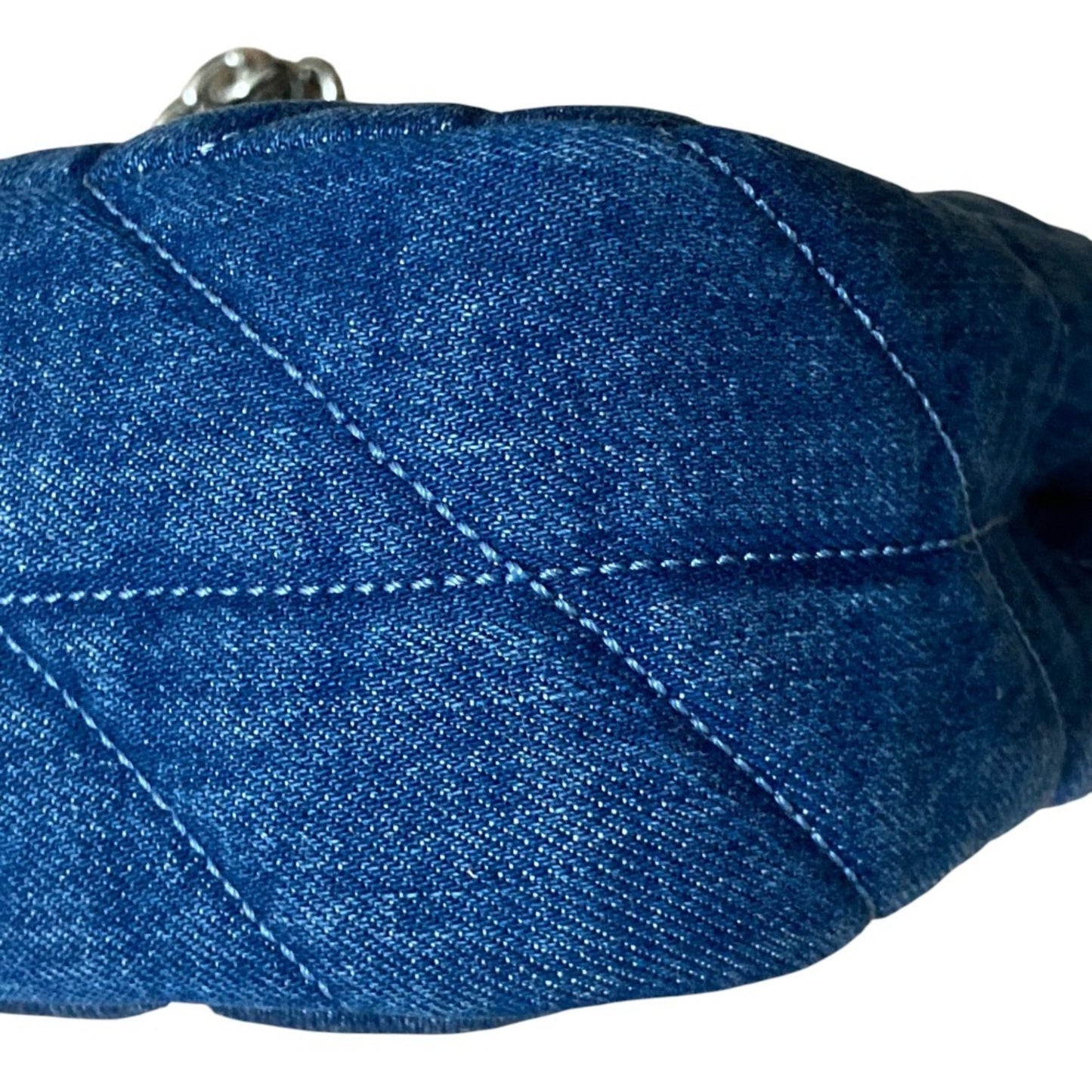 Coach Blue Quilting Shoulder Bag (Pre-Owned)