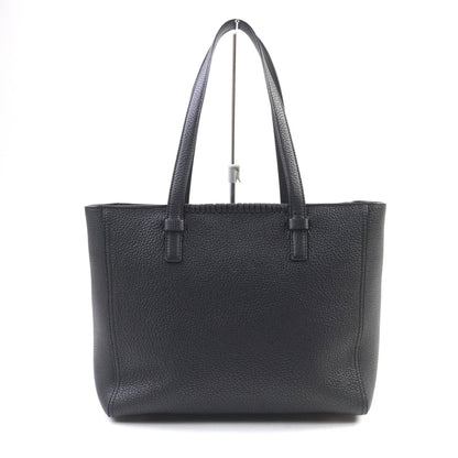 Salvatore Ferragamo Black Leather Tote Bag (Pre-Owned)