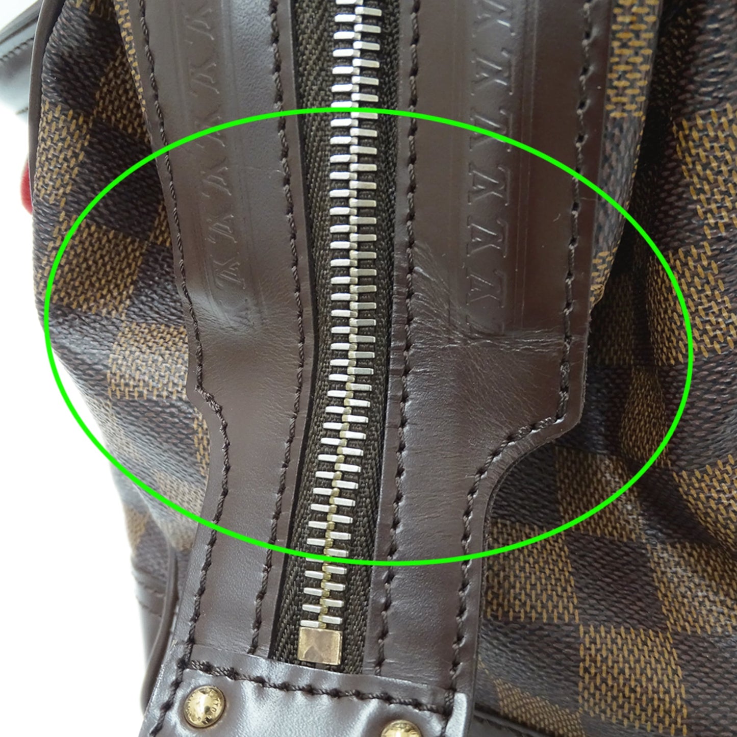 Louis Vuitton Brown Damier Canvas Damier Canvas Handbag Tote Bag (Pre-Owned)