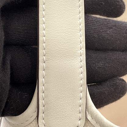 Hermes Picotin Silver Swift Leather Handbag Tote Bag (Pre-Owned)