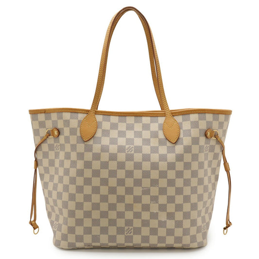 Louis Vuitton Ivory Damier Azur Shoulder Bag Tote Bag (Pre-Owned)