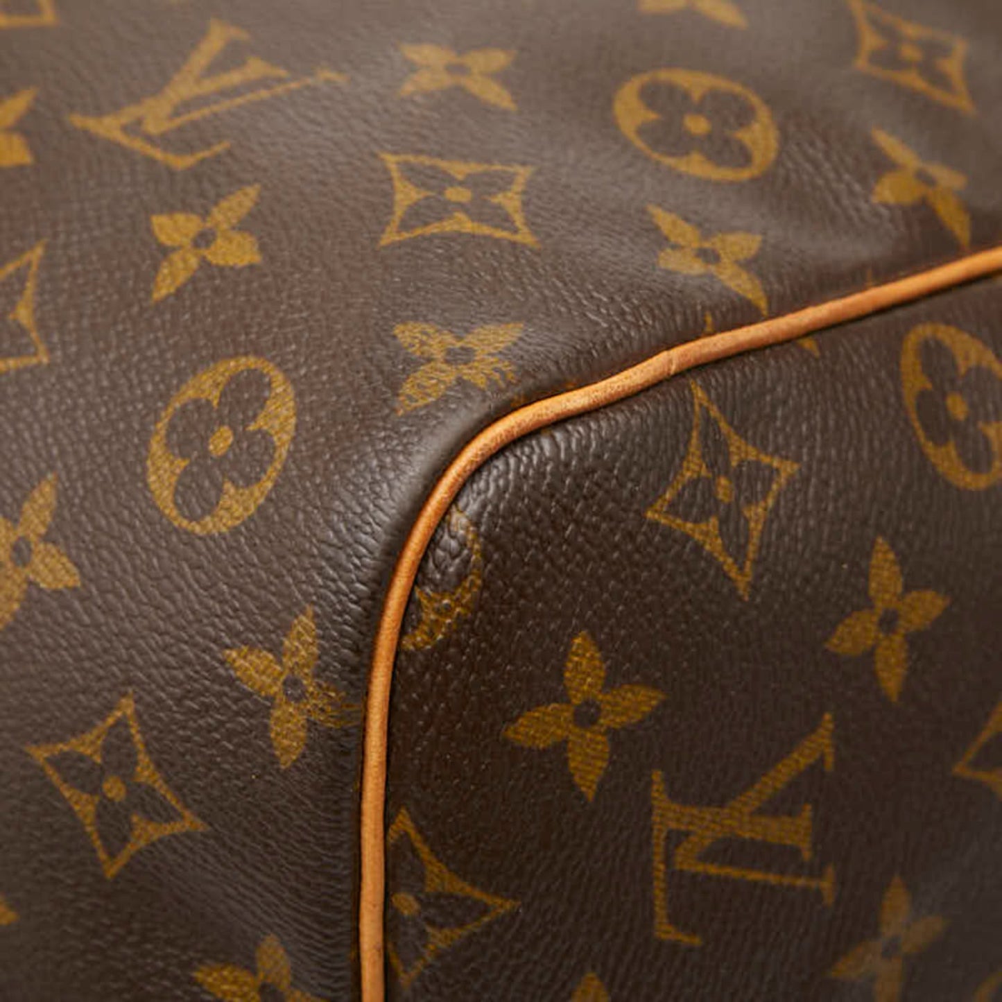 Louis Vuitton Brown Pvc Leather Boston Bag Shoulder Bag (Pre-Owned)