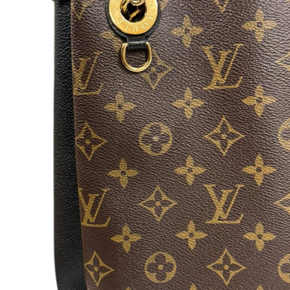 Louis Vuitton Black Brown Monogram Canvas Tote Bag (Pre-Owned)