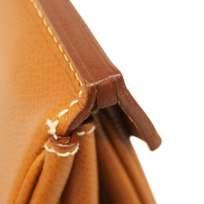 Hermes Gold Courchevel Leather Handbag (Pre-Owned)