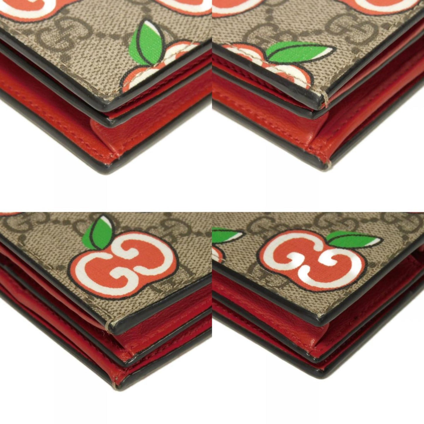 Gucci Beige Gg Supreme Canvas Elastane Wallet (Bi-Fold) (Pre-Owned)