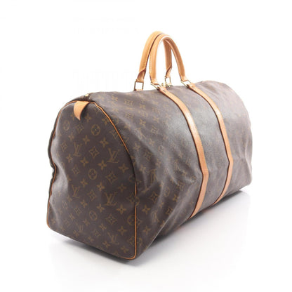 Louis Vuitton Brown Pvc Leather Boston Bag (Pre-Owned)