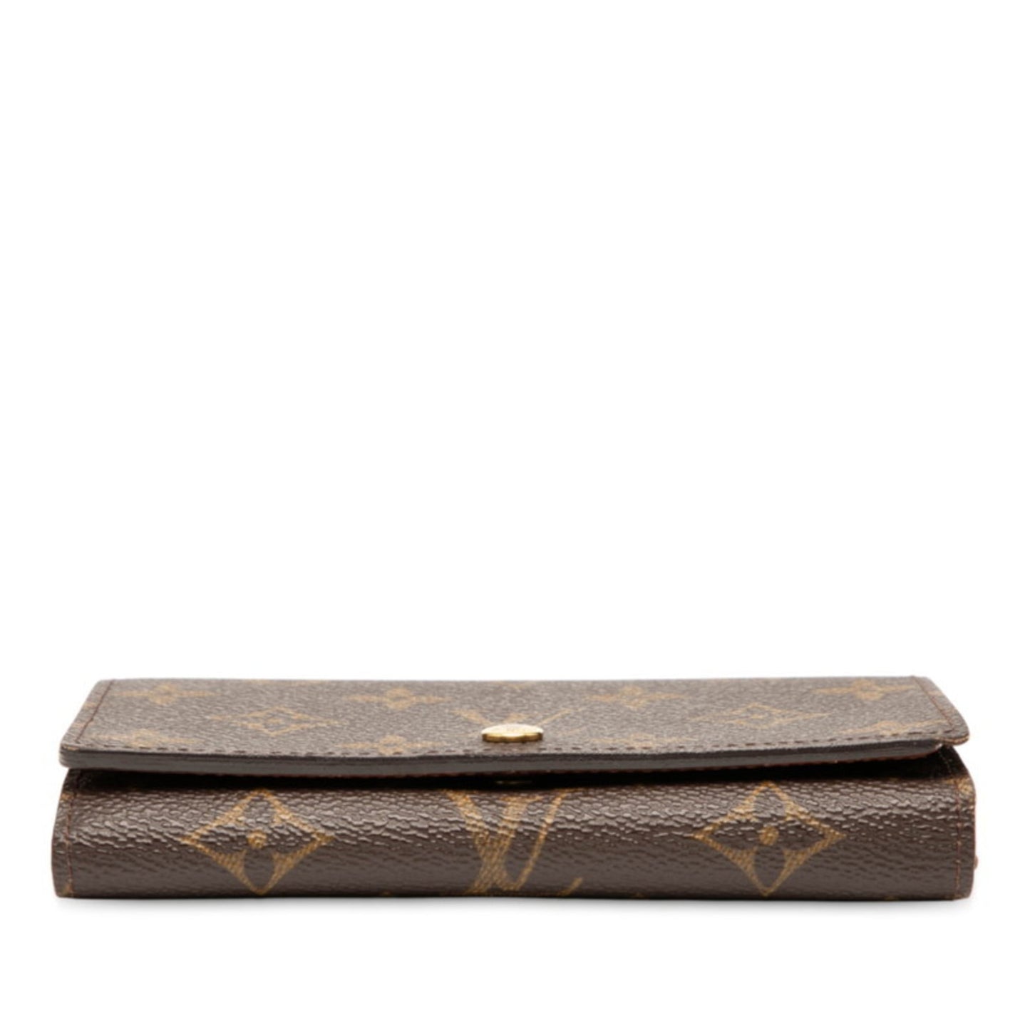 Louis Vuitton Brown Pvc Leather Wallet (Bi-Fold) (Pre-Owned)