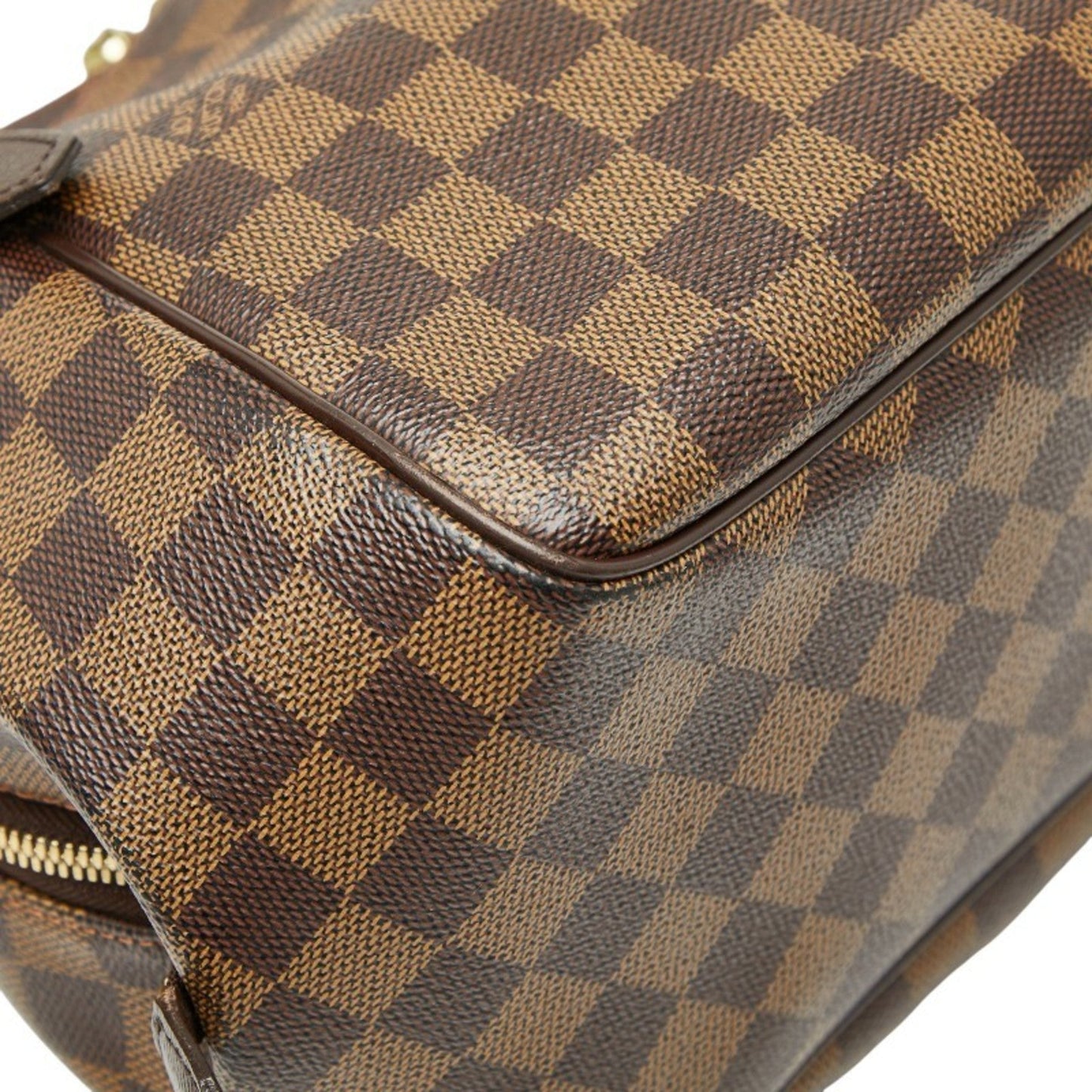 Louis Vuitton Brown Pvc Leather Handbag (Pre-Owned)