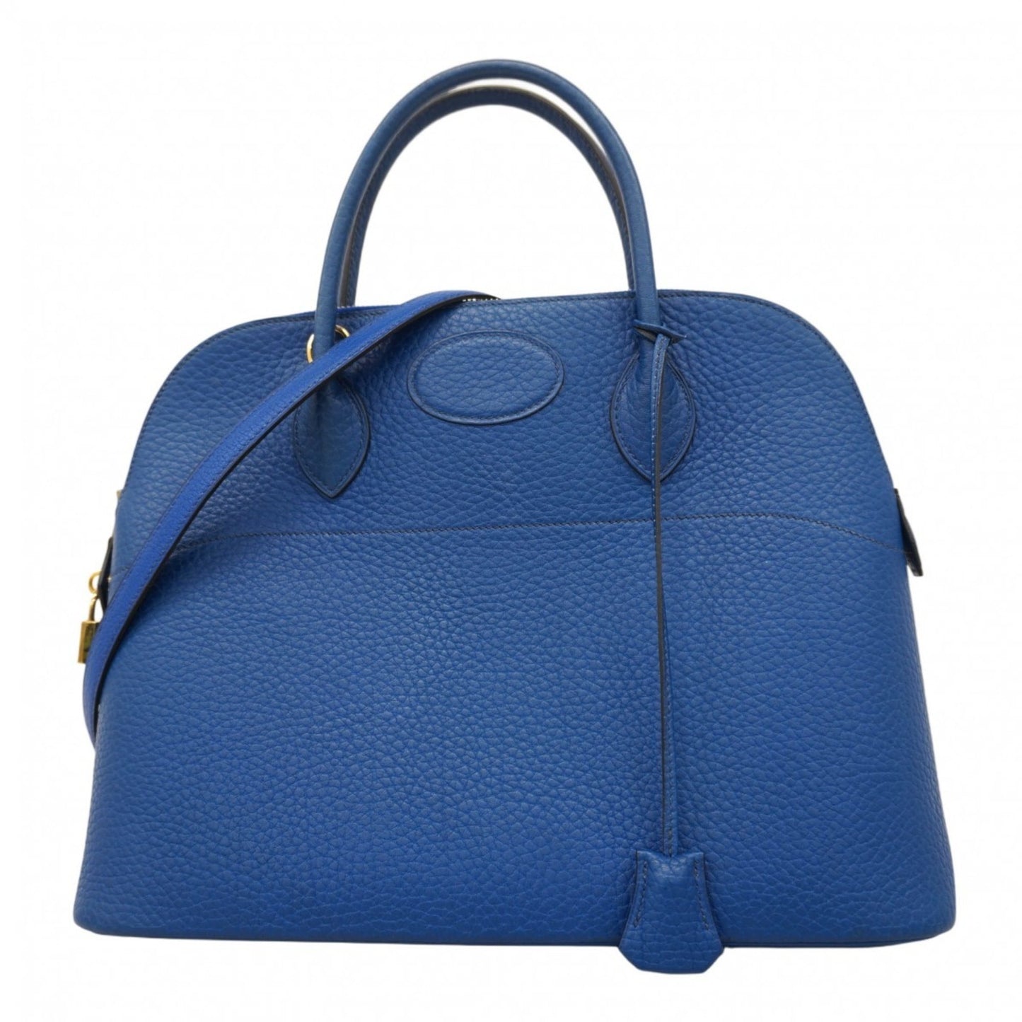 Hermes Blue Ardennes Leather Handbag (Pre-Owned)