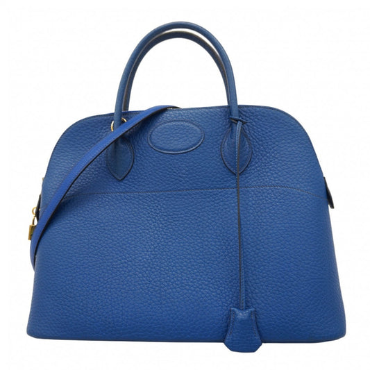 Hermes Blue Ardennes Leather Handbag (Pre-Owned)