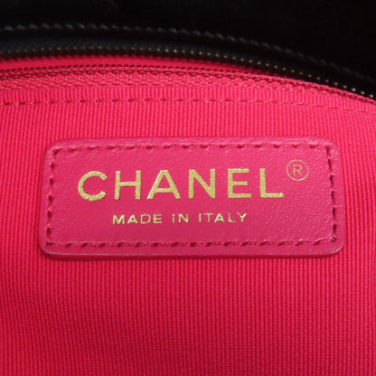 Chanel Black Leather Tote Bag (Pre-Owned)