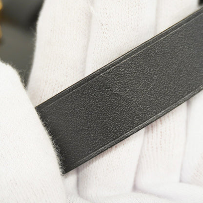 Hermes Black Toile H Handbag (Pre-Owned)