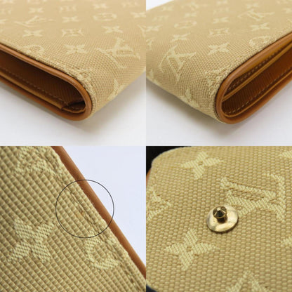 Louis Vuitton Beige Monogram Mini Wallet (Tri-Fold) (Pre-Owned)