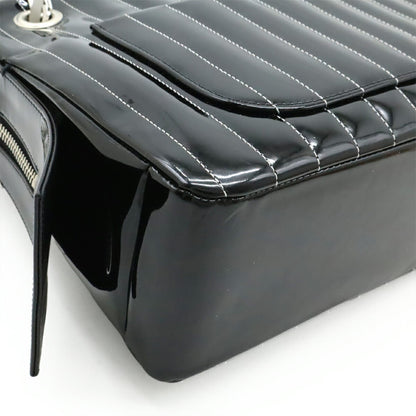 Chanel Black Leather Shoulder Bag Tote Bag (Pre-Owned)